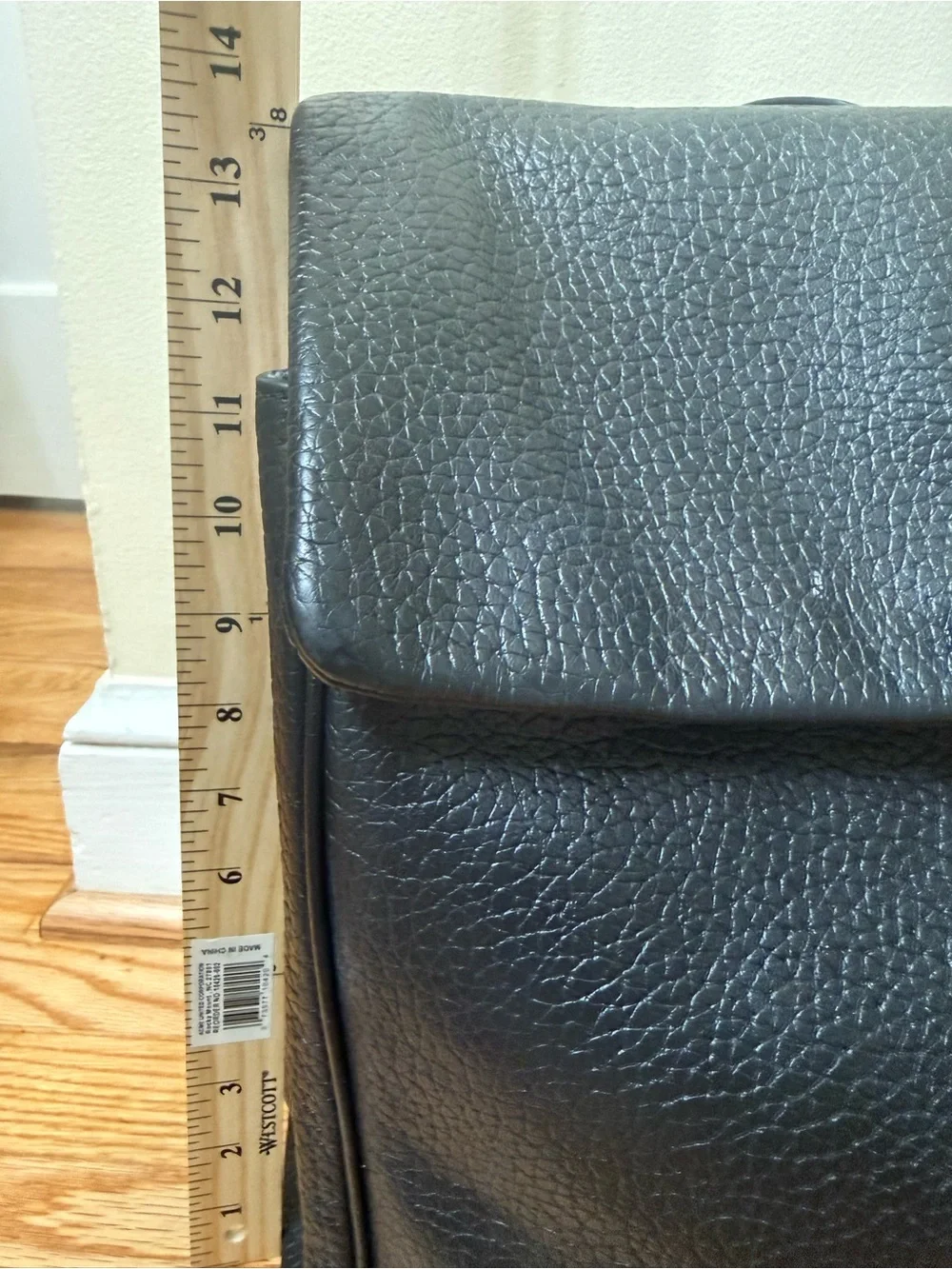 Storksak London Pebbled Leather Convertible Diaper Bag Backpack Maternity Baby